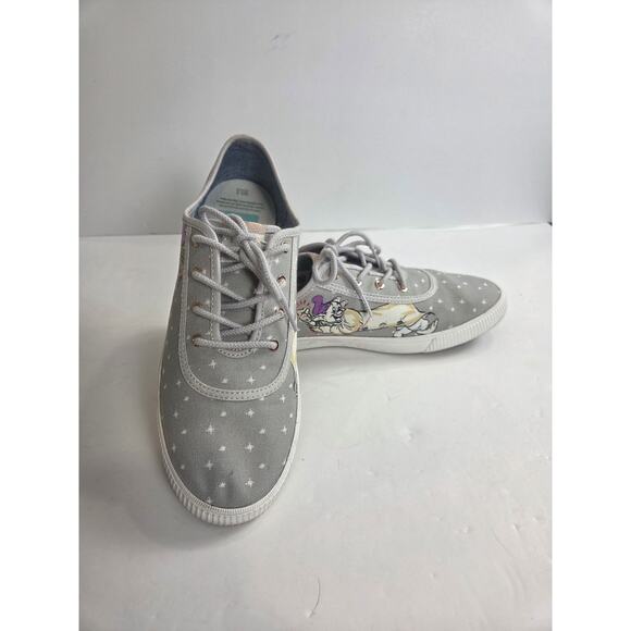 Disney Toms Shoes Women’s Sz 9.5 Dopey Gray Snow White Seven Dwarfs - Picture 3 of 8